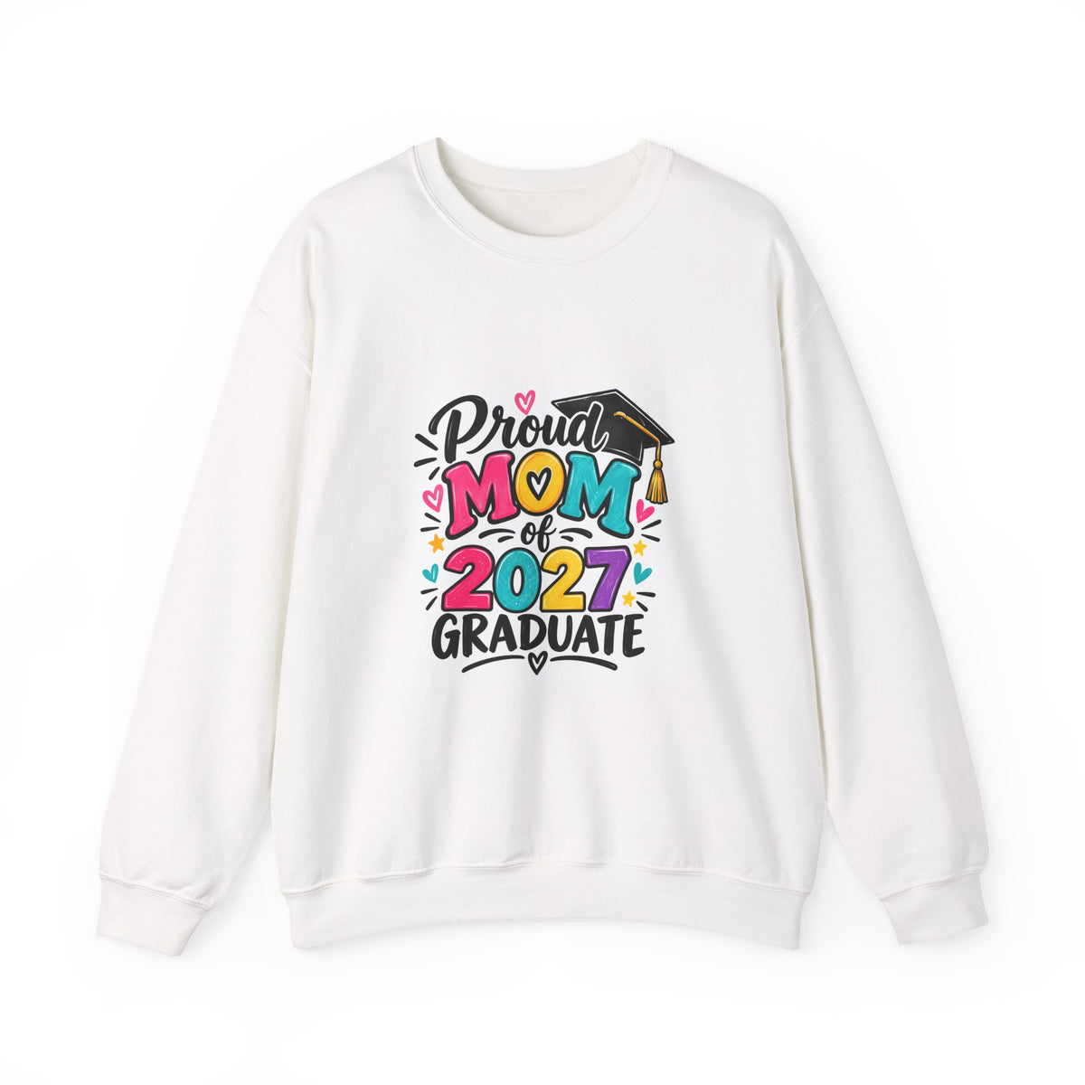 Mom of 2027 Graduate Sweatshirt — Proud Mom Graduation Crewneck