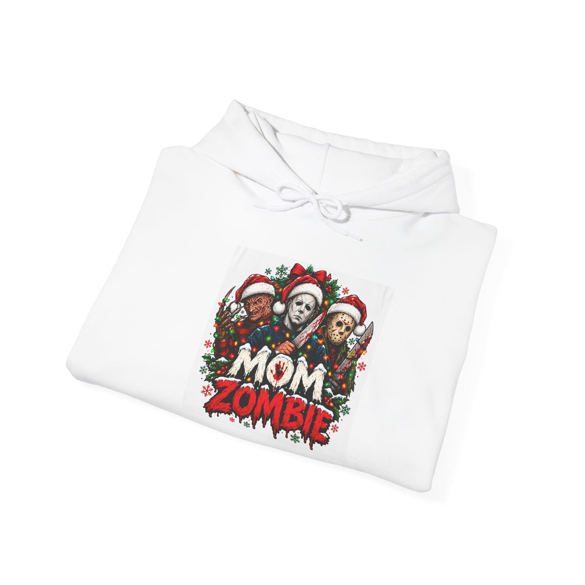 Mom Zombie Christmas Hoodie