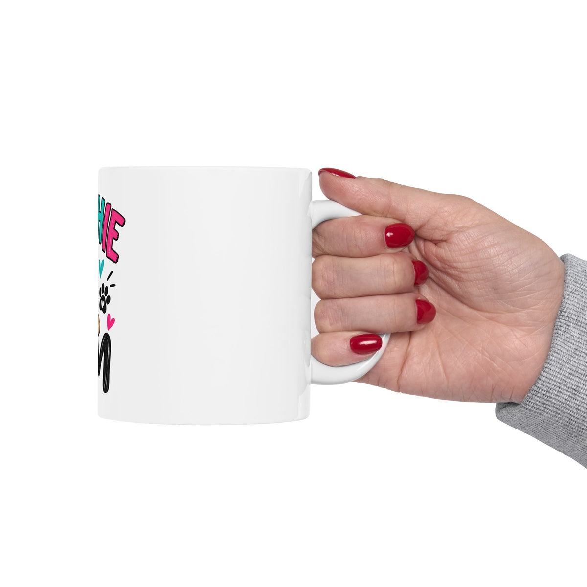 Frenchie Mom Mug — Cute French Bulldog Mama Ceramic Coffee Cup (11oz/15oz)
