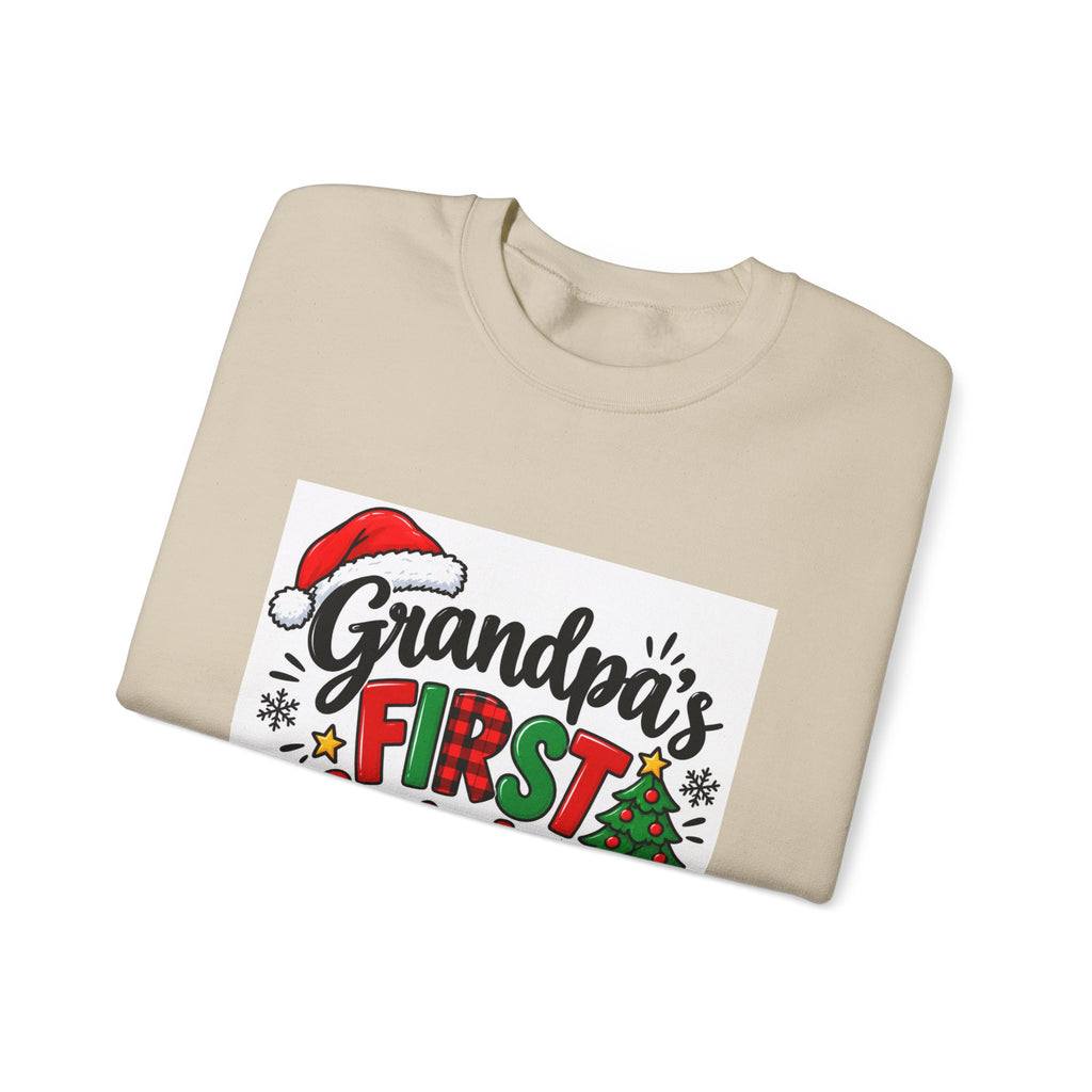 Grandpa's First Christmas Crewneck Sweatshirt