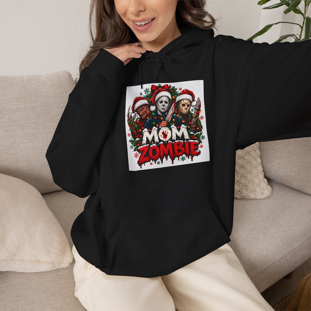 Mom Zombie Christmas Hoodie