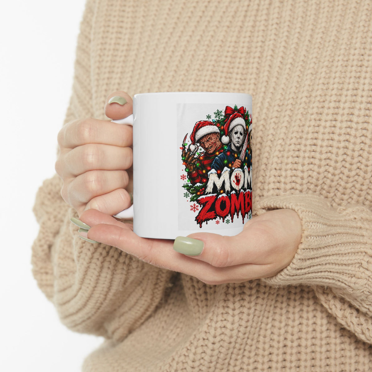 Mom Zombie Halloween Ceramic Mug
