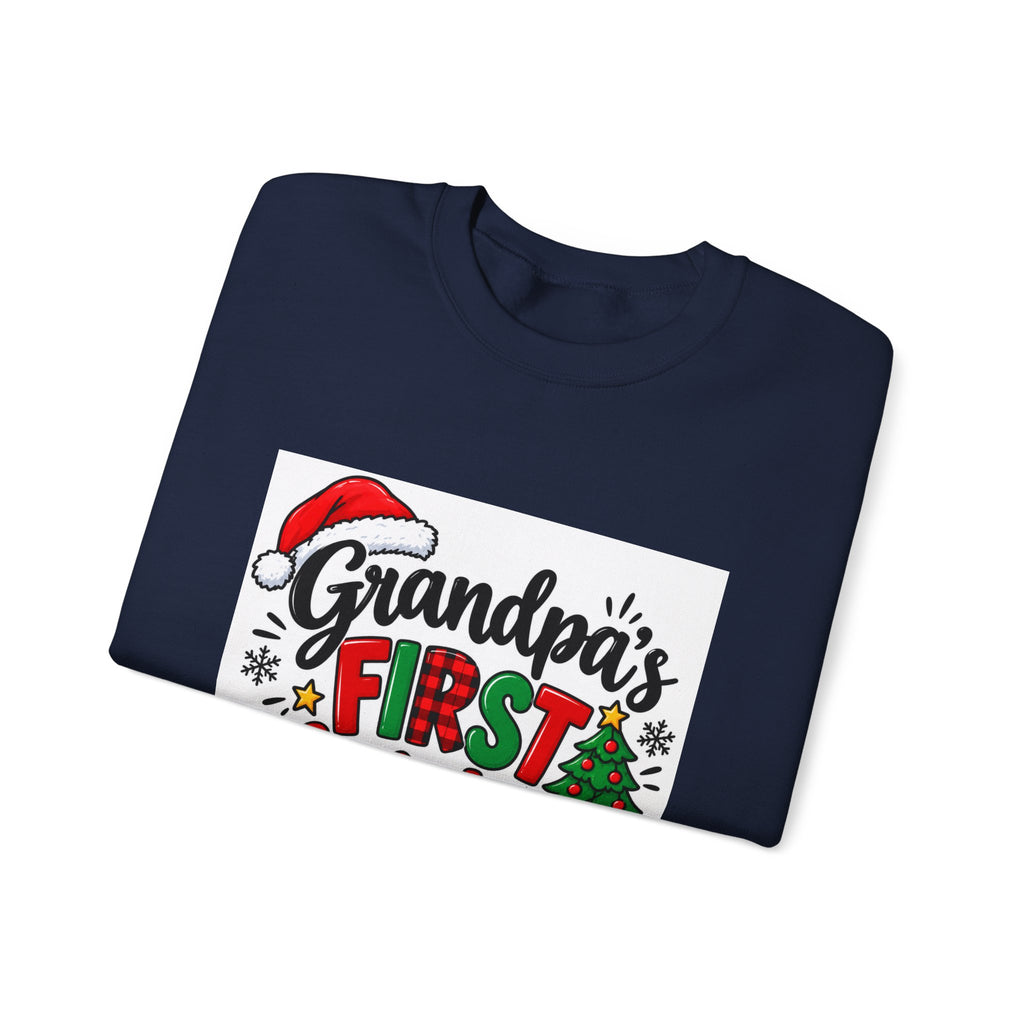 Grandpa's First Christmas Crewneck Sweatshirt