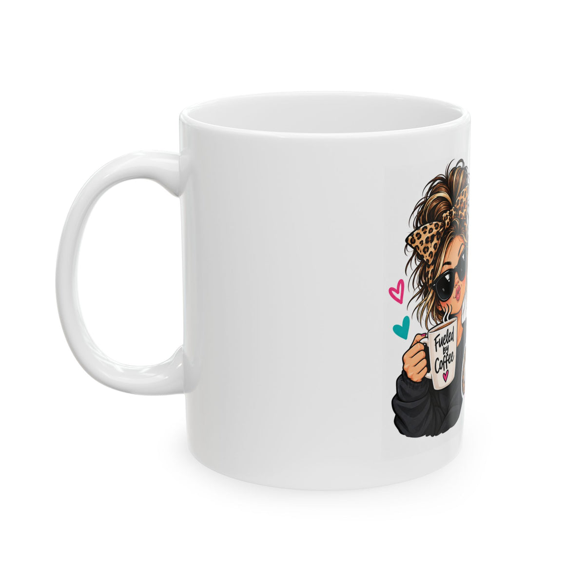 Mom Life Coffee Mug – Part Chaos, Part Love, Whole Lot of Coffee