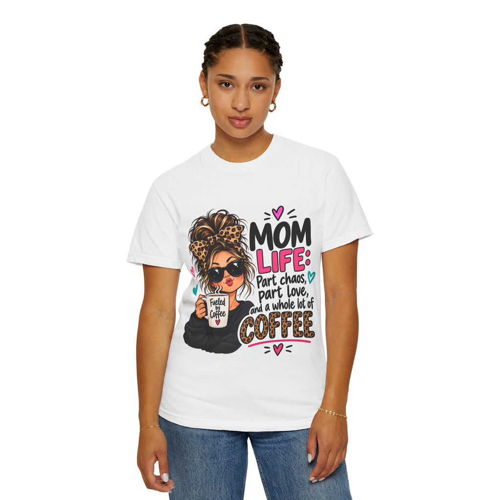 Mom Life Coffee Graphic T-Shirt