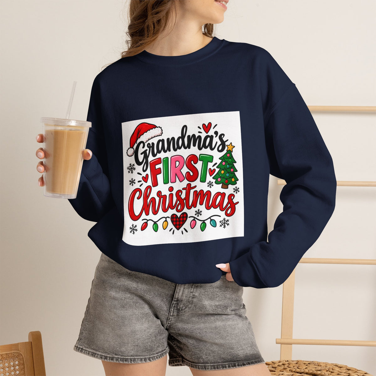 Grandma's First Christmas Sweatshirt