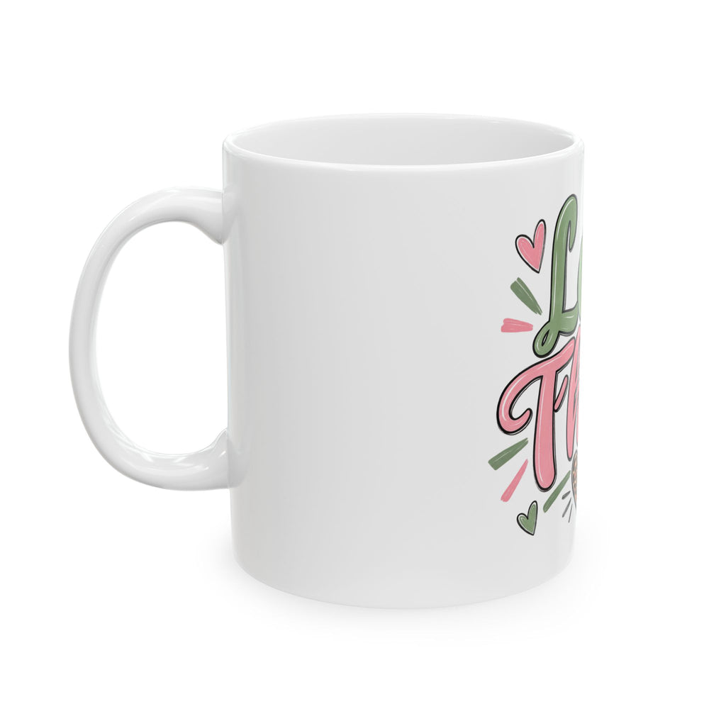 Let Them Ceramic Mug – Heartfelt Inspirational Coffee Cup