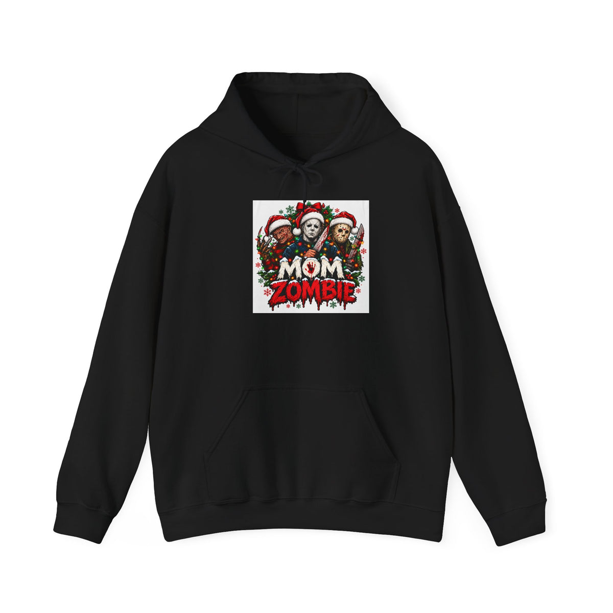 Mom Zombie Christmas Hoodie