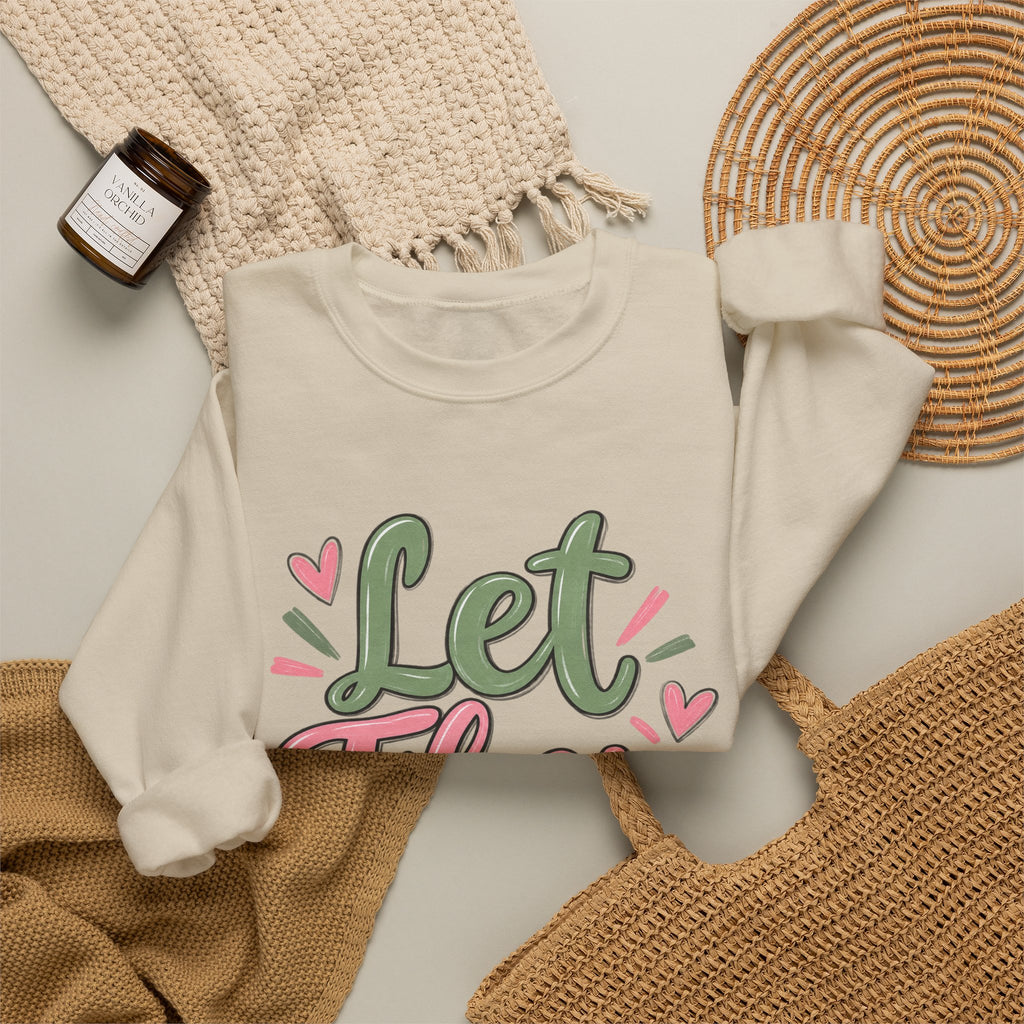 Let Them Love Heart Sweatshirt