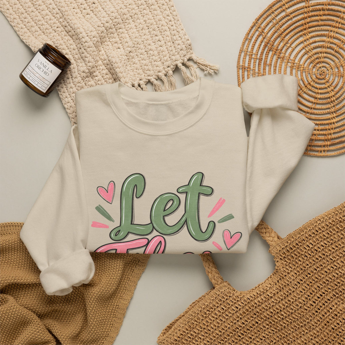 Let Them Love Heart Sweatshirt