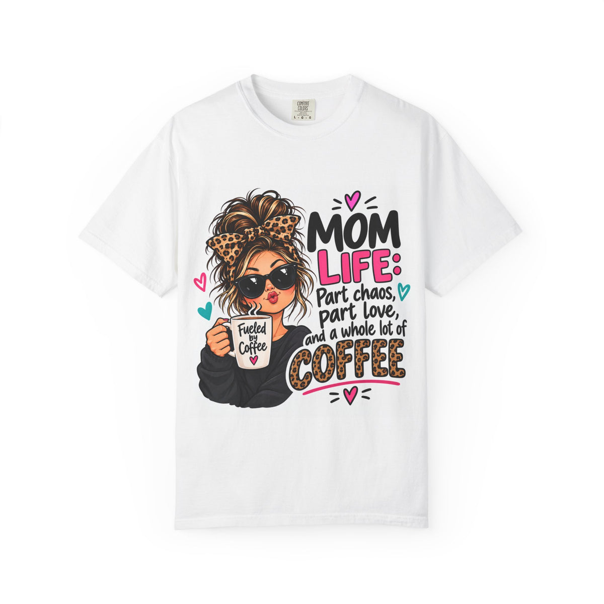 Mom Life Coffee Graphic T-Shirt