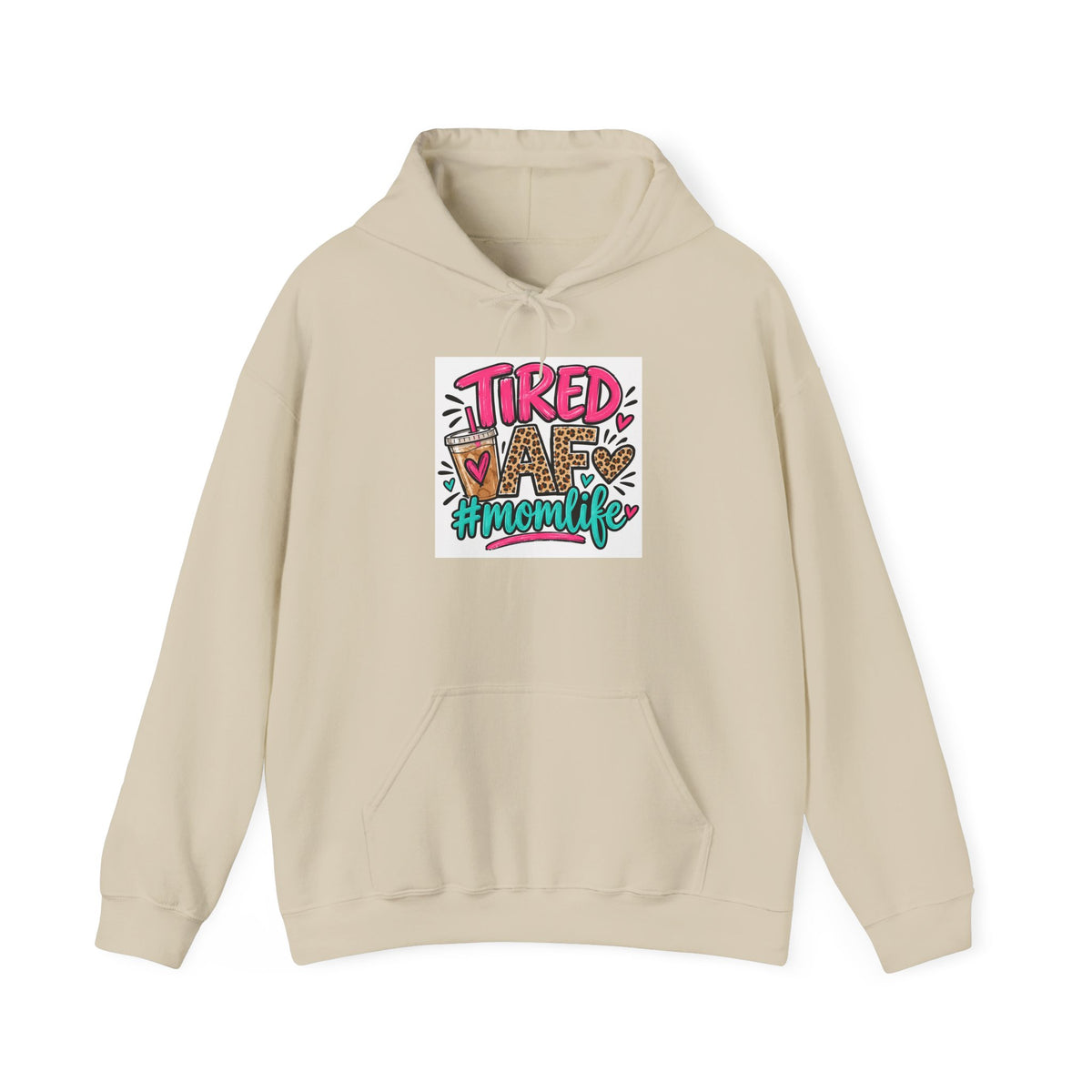 Tired Mom Life Graphic Hoodie