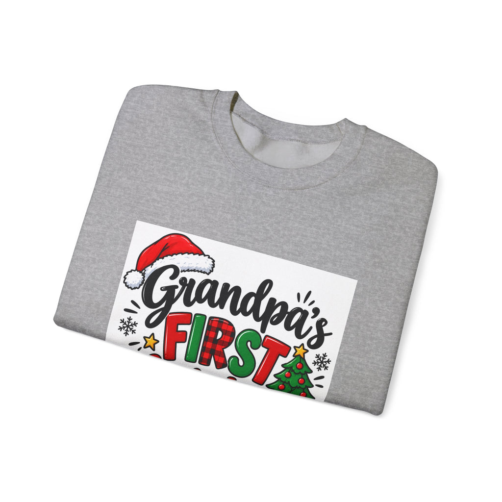 Grandpa's First Christmas Crewneck Sweatshirt