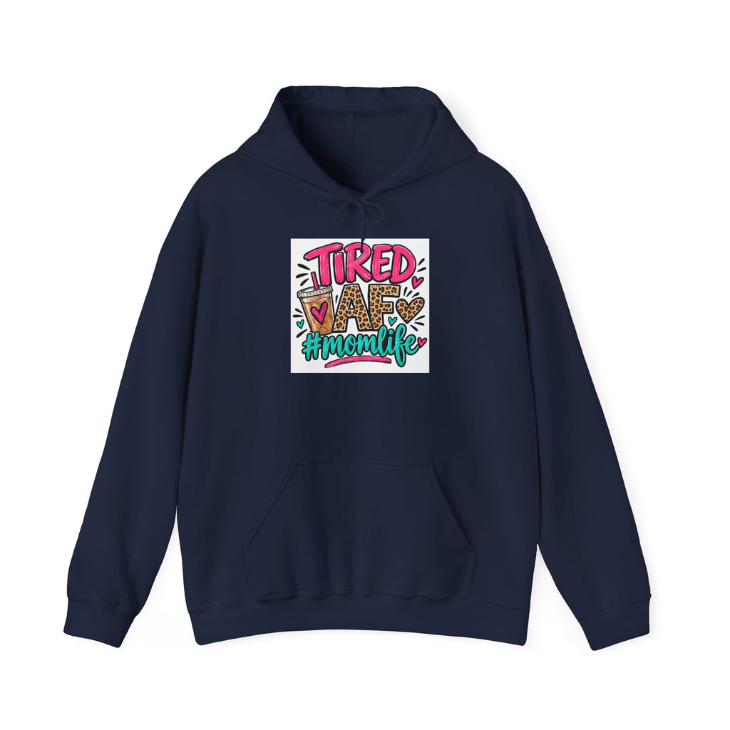Tired Mom Life Graphic Hoodie