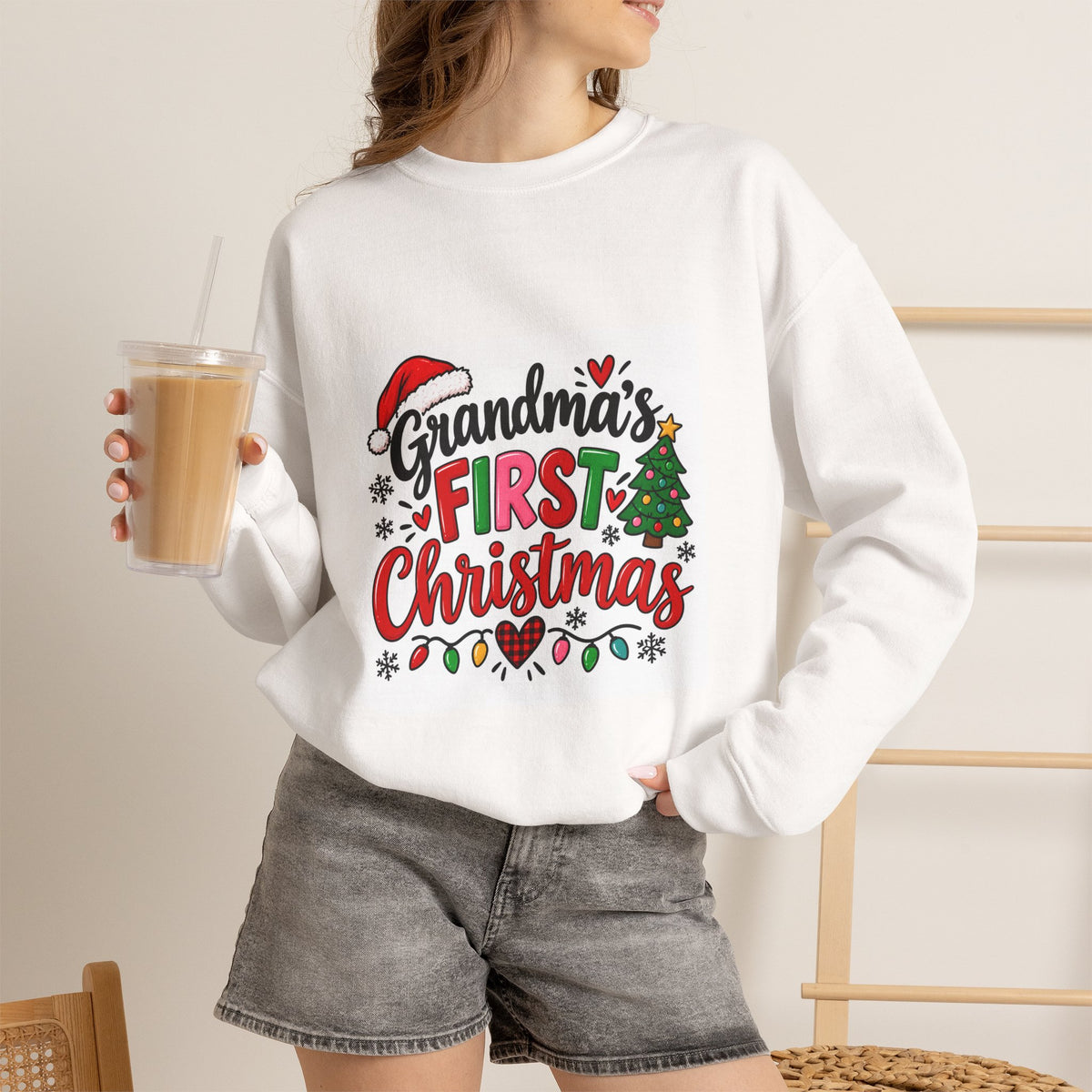 Grandma's First Christmas Sweatshirt