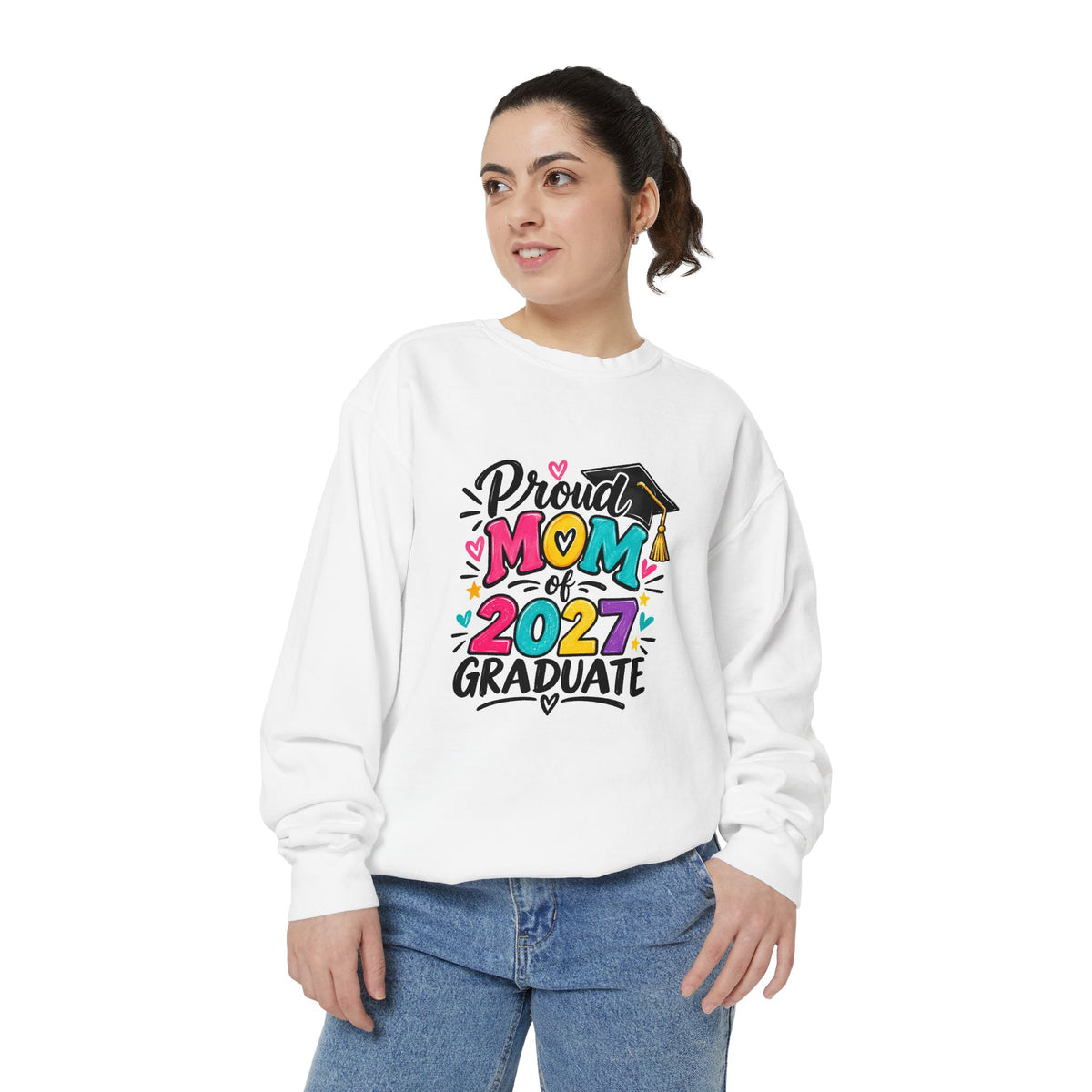 Proud Mom 2027 Graduate Sweatshirt