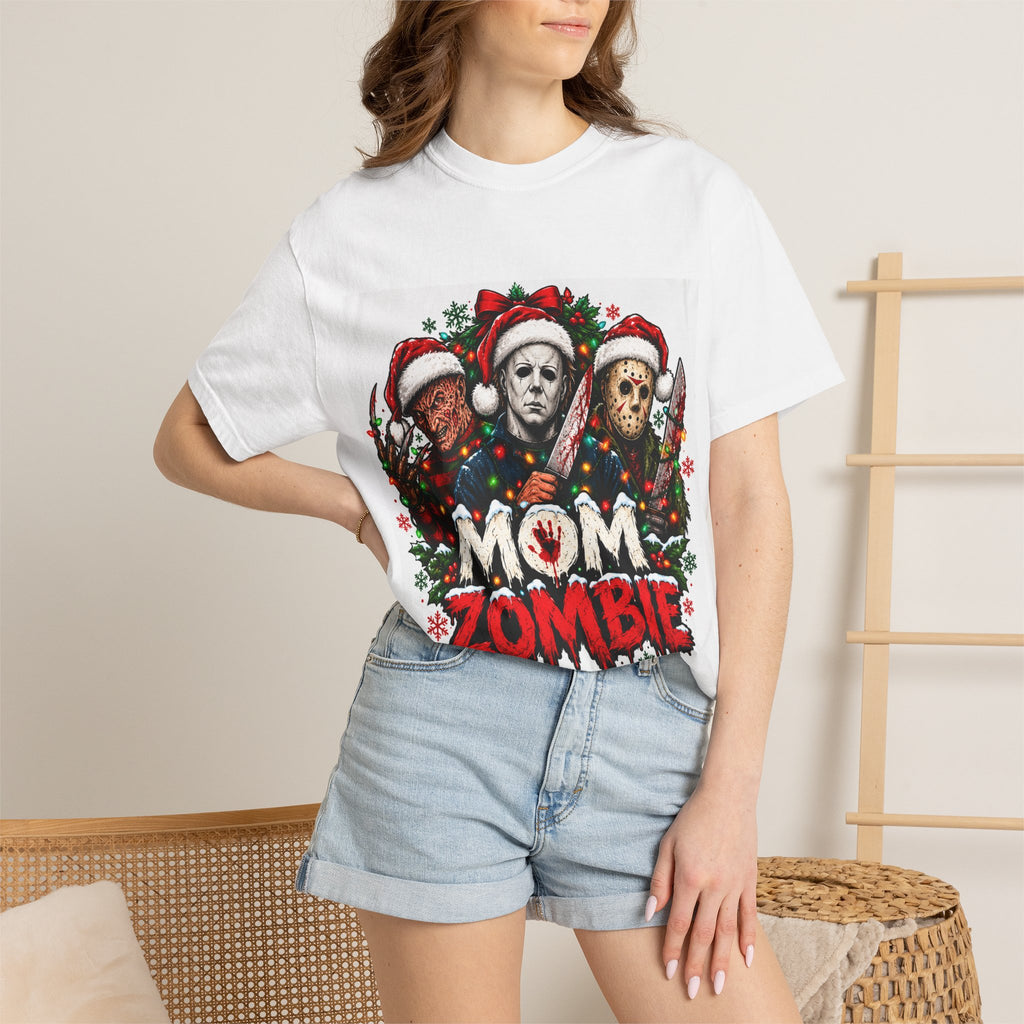 Mom Zombie Christmas T-Shirt