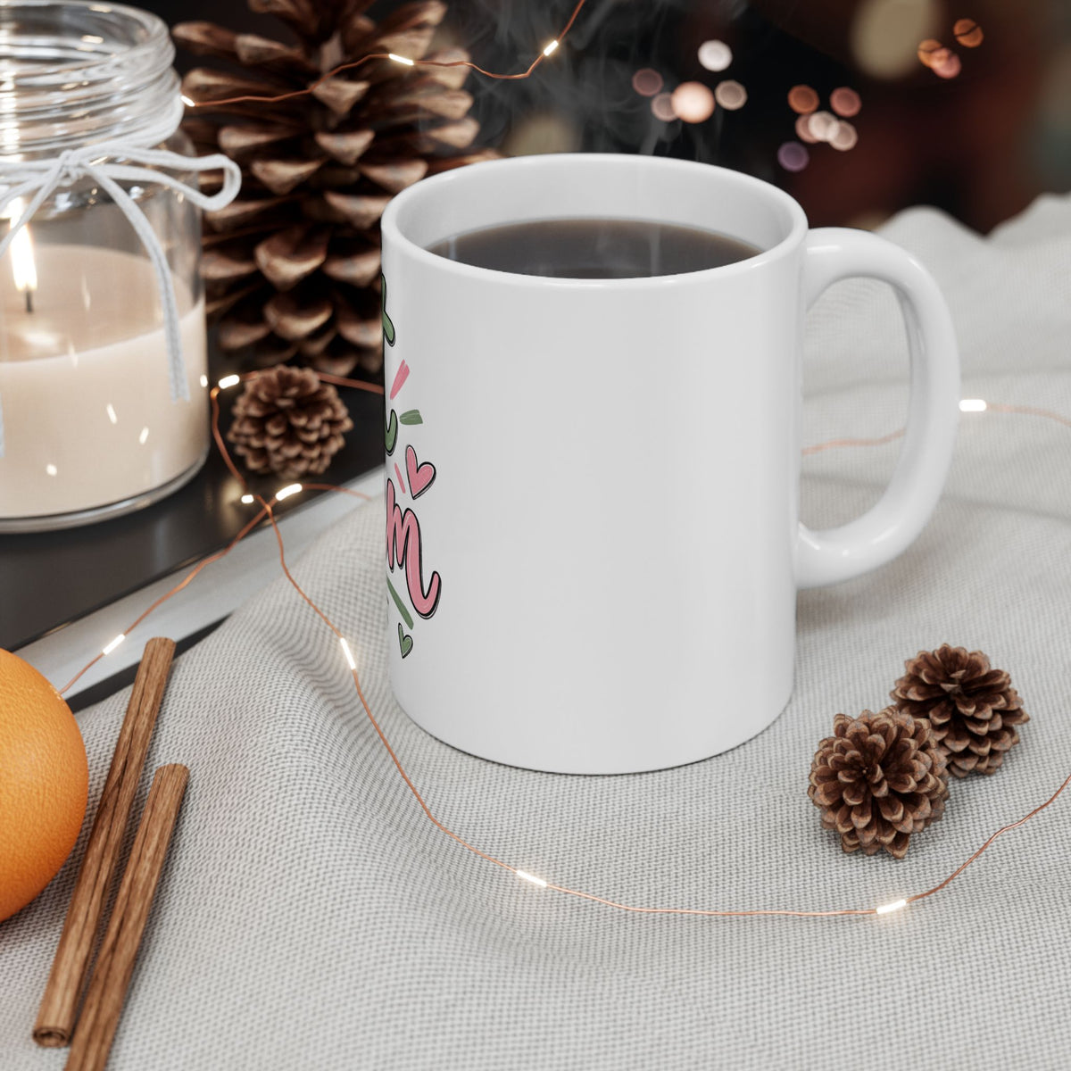 Let Them Ceramic Mug – Heartfelt Inspirational Coffee Cup