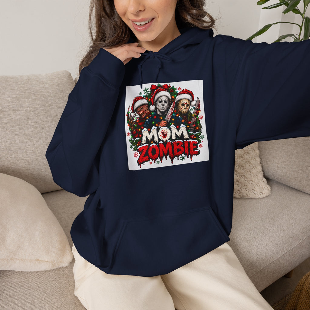 Mom Zombie Christmas Hoodie