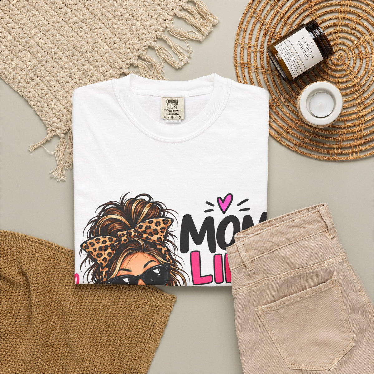 Mom Life Coffee Graphic T-Shirt
