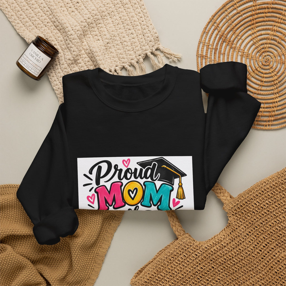Mom of 2027 Graduate Sweatshirt — Proud Mom Graduation Crewneck