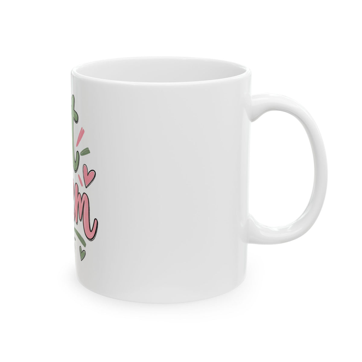 Let Them Ceramic Mug – Heartfelt Inspirational Coffee Cup
