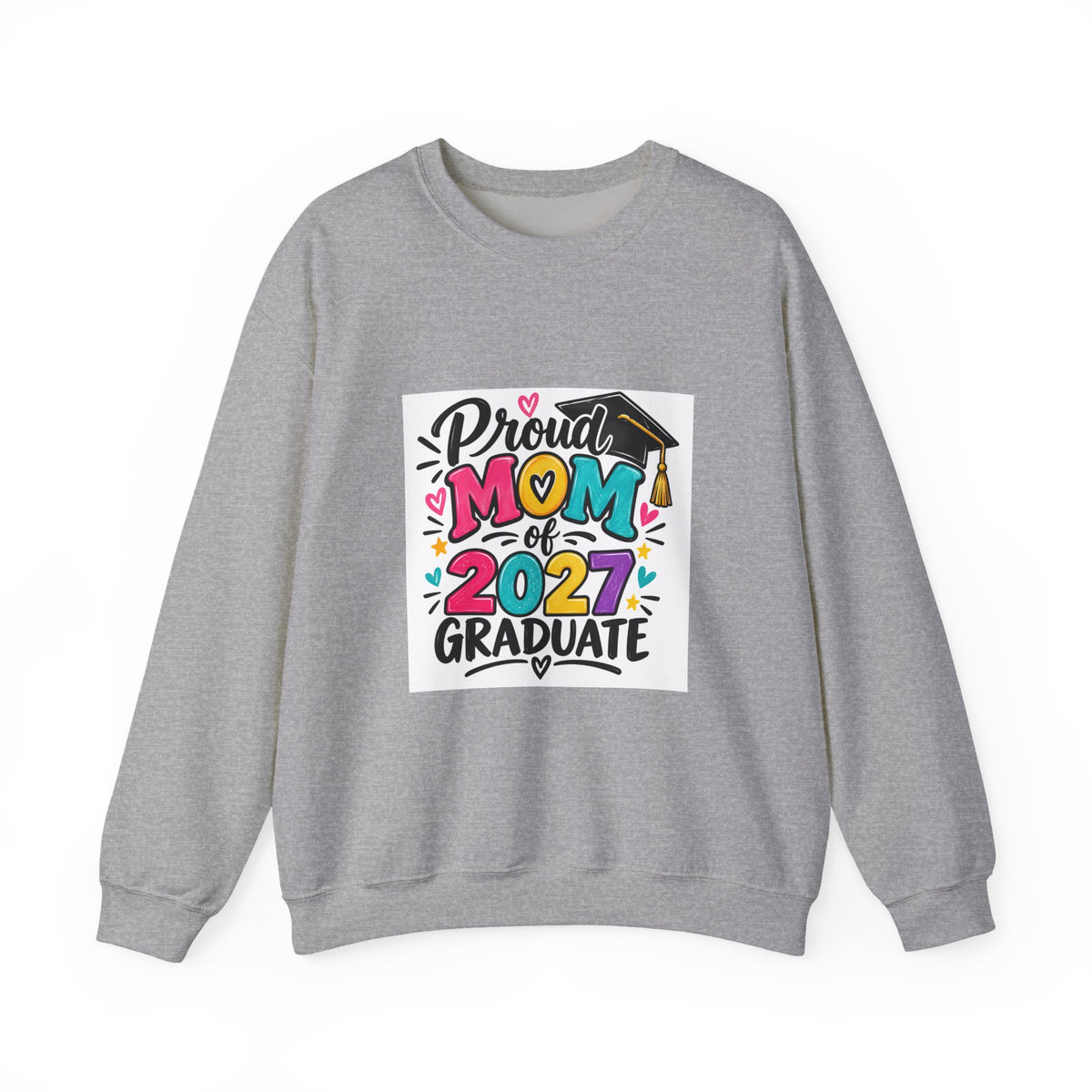 Mom of 2027 Graduate Sweatshirt — Proud Mom Graduation Crewneck