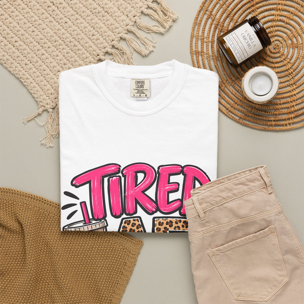 Tired As F*** #Momlife Graphic T-Shirt