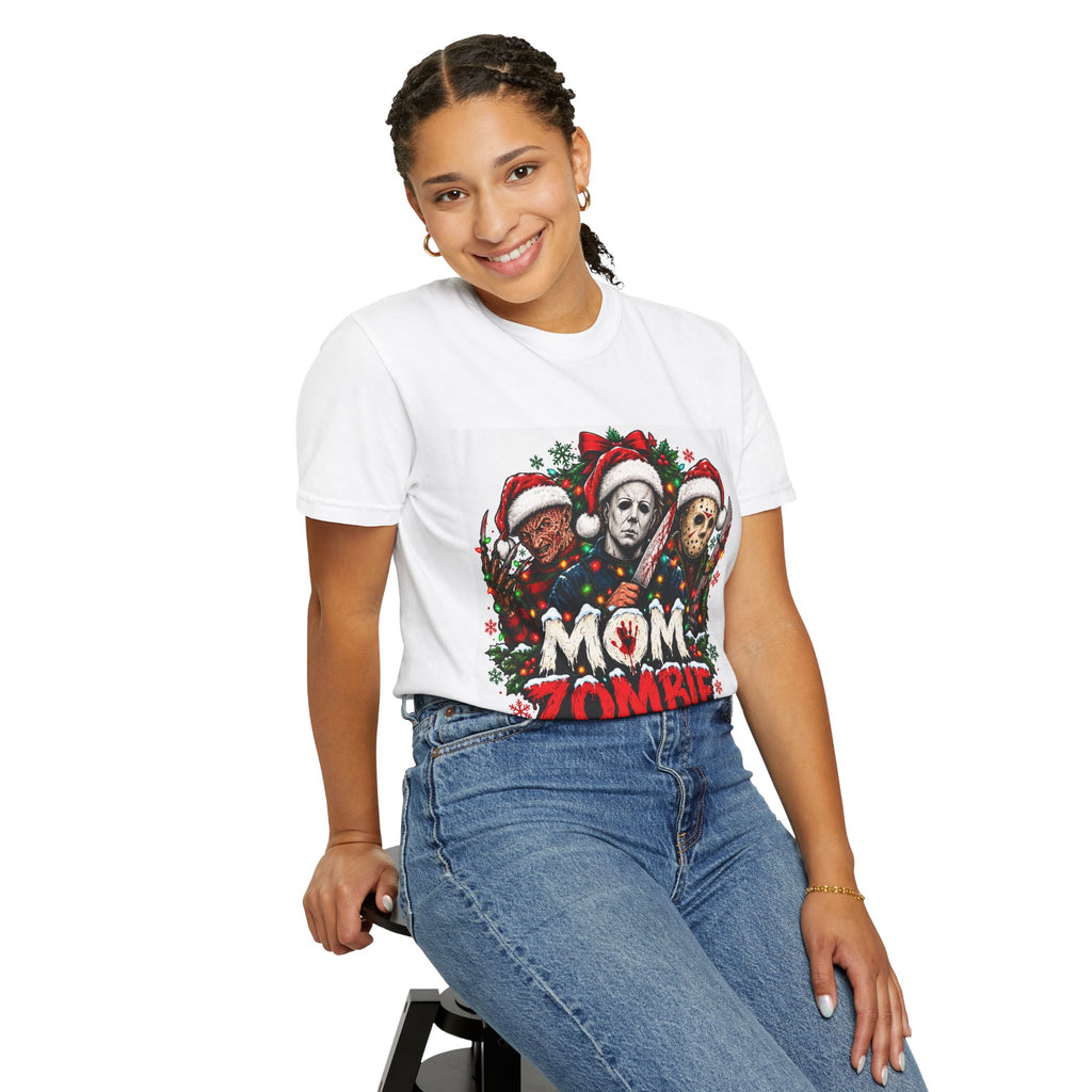 Mom Zombie Christmas T-Shirt
