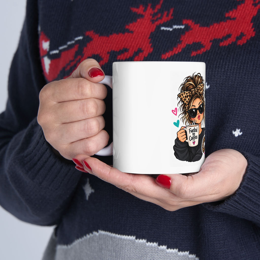 Mom Life Coffee Mug – Part Chaos, Part Love, Whole Lot of Coffee