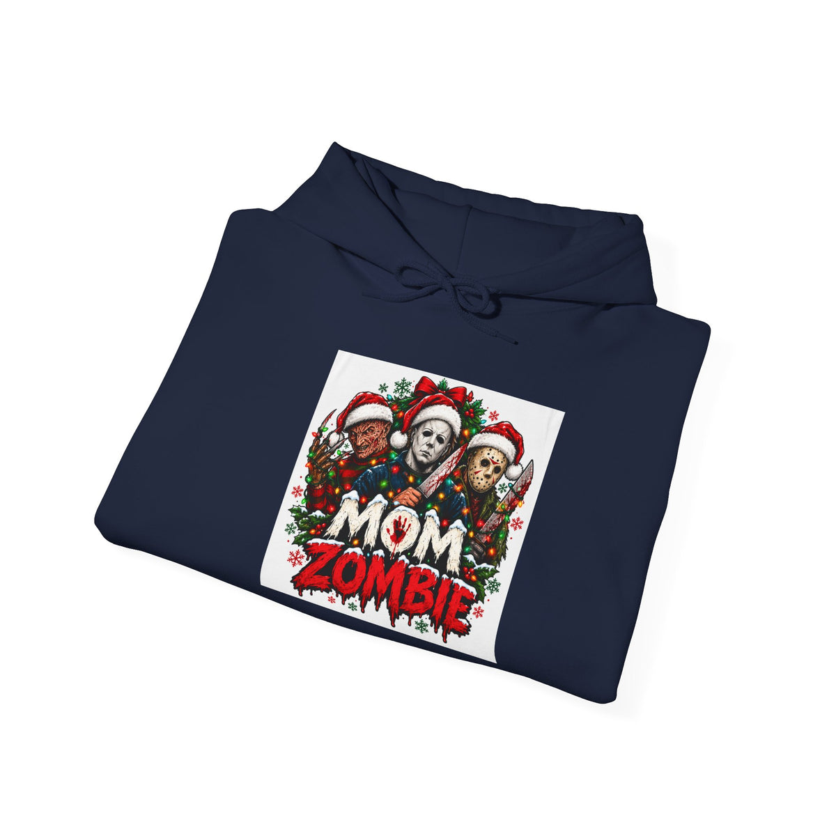 Mom Zombie Christmas Hoodie