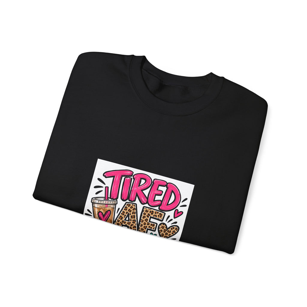Tired Mom Life Crewneck Sweatshirt