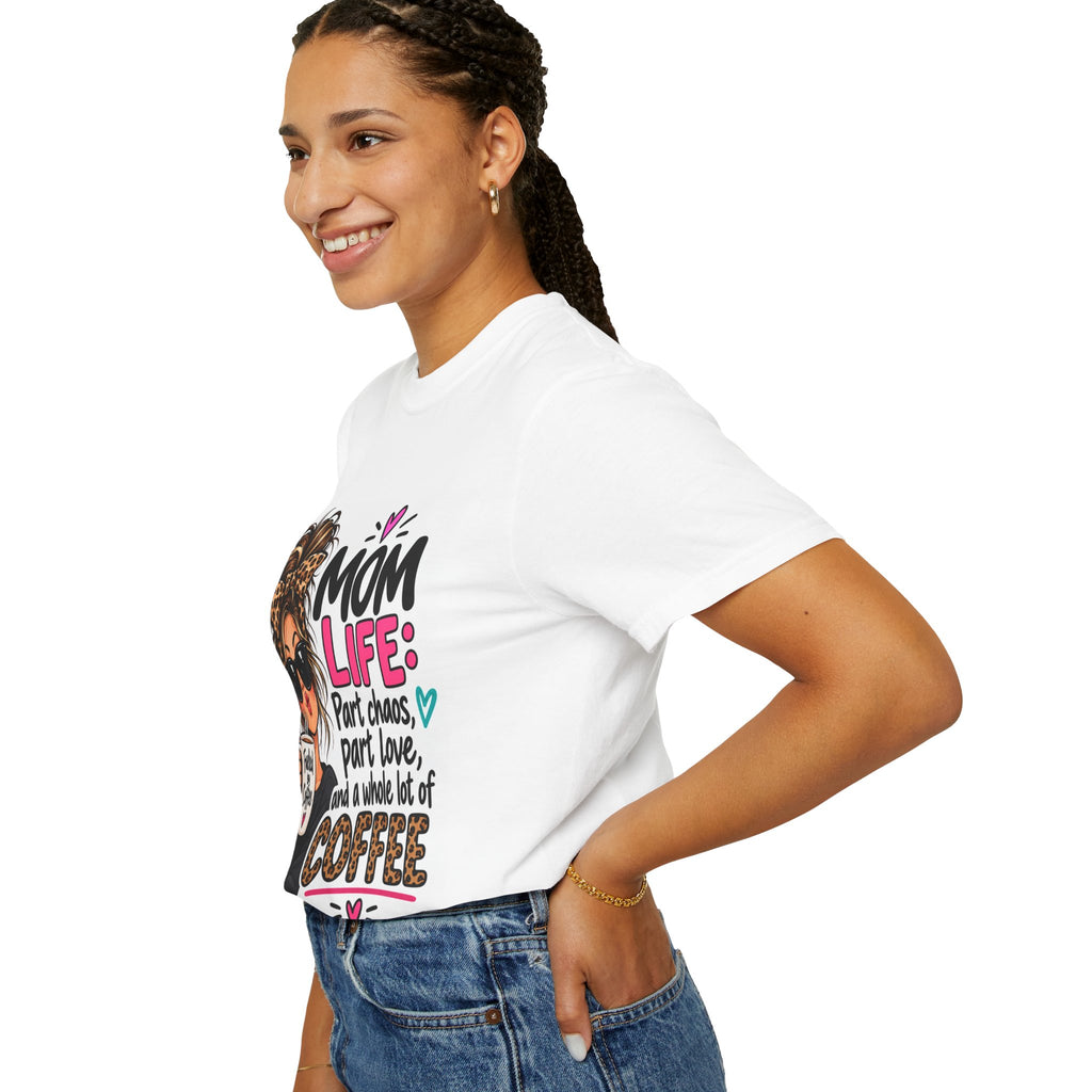 Mom Life Coffee Graphic T-Shirt
