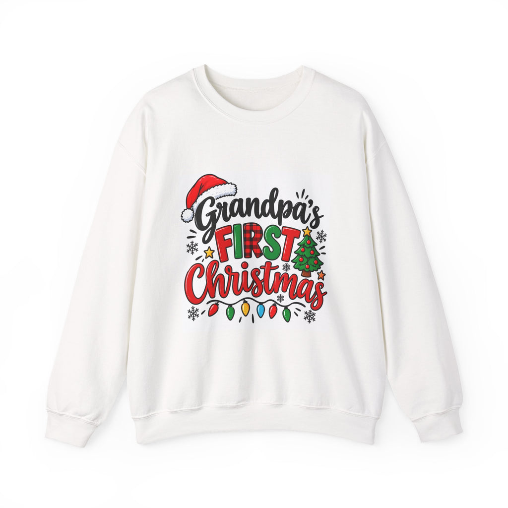 Grandpa's First Christmas Crewneck Sweatshirt
