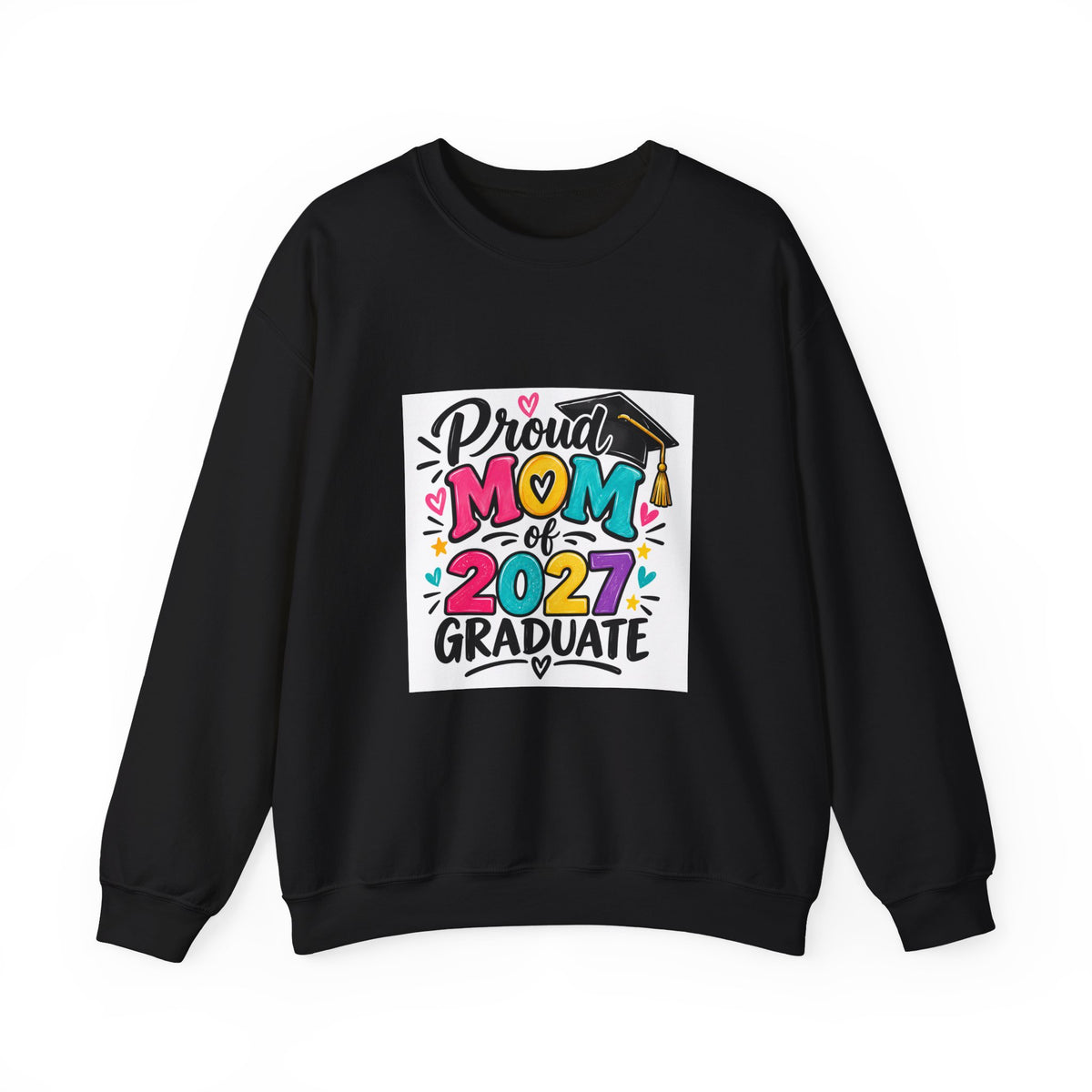 Mom of 2027 Graduate Sweatshirt — Proud Mom Graduation Crewneck