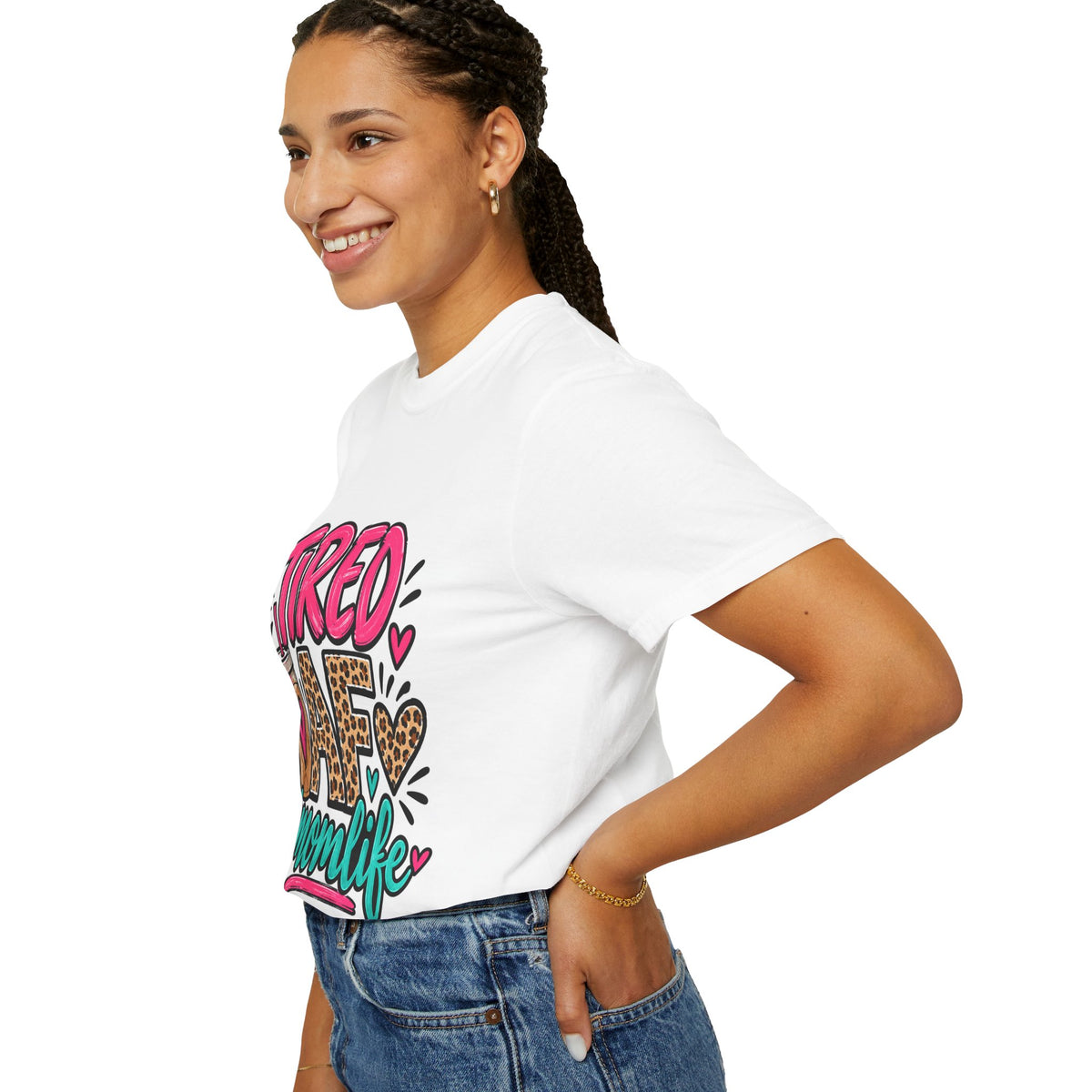 Tired As F*** #Momlife Graphic T-Shirt