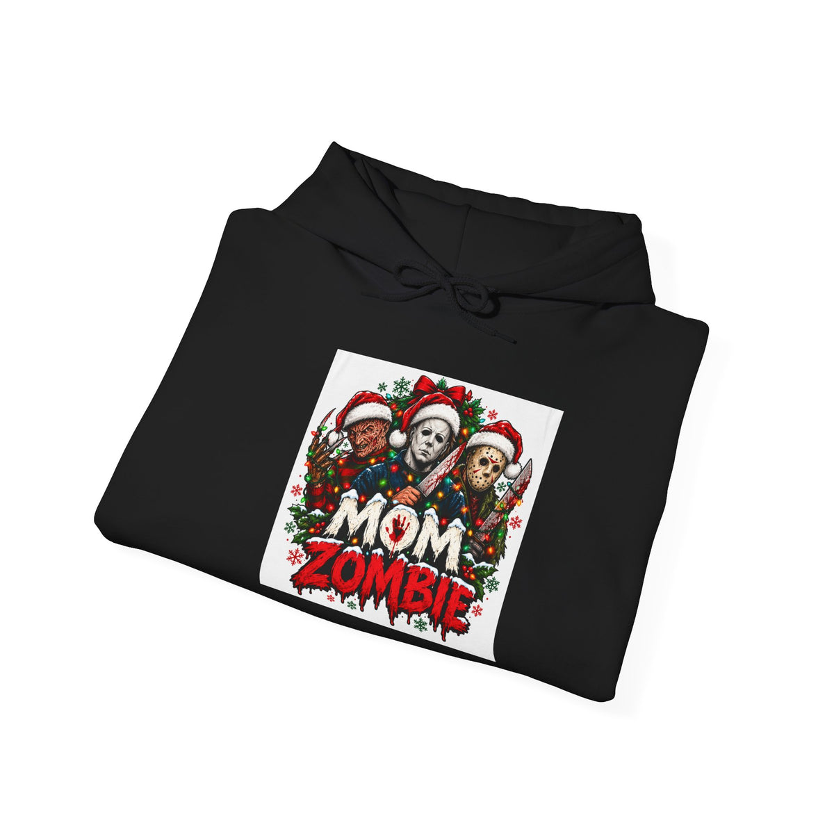 Mom Zombie Christmas Hoodie