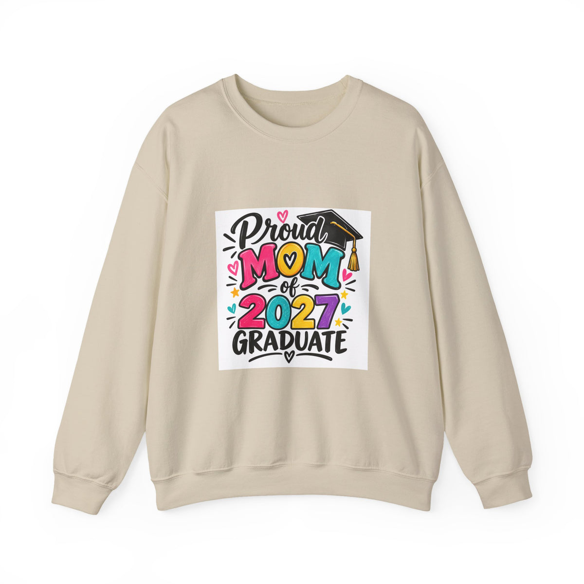 Mom of 2027 Graduate Sweatshirt — Proud Mom Graduation Crewneck