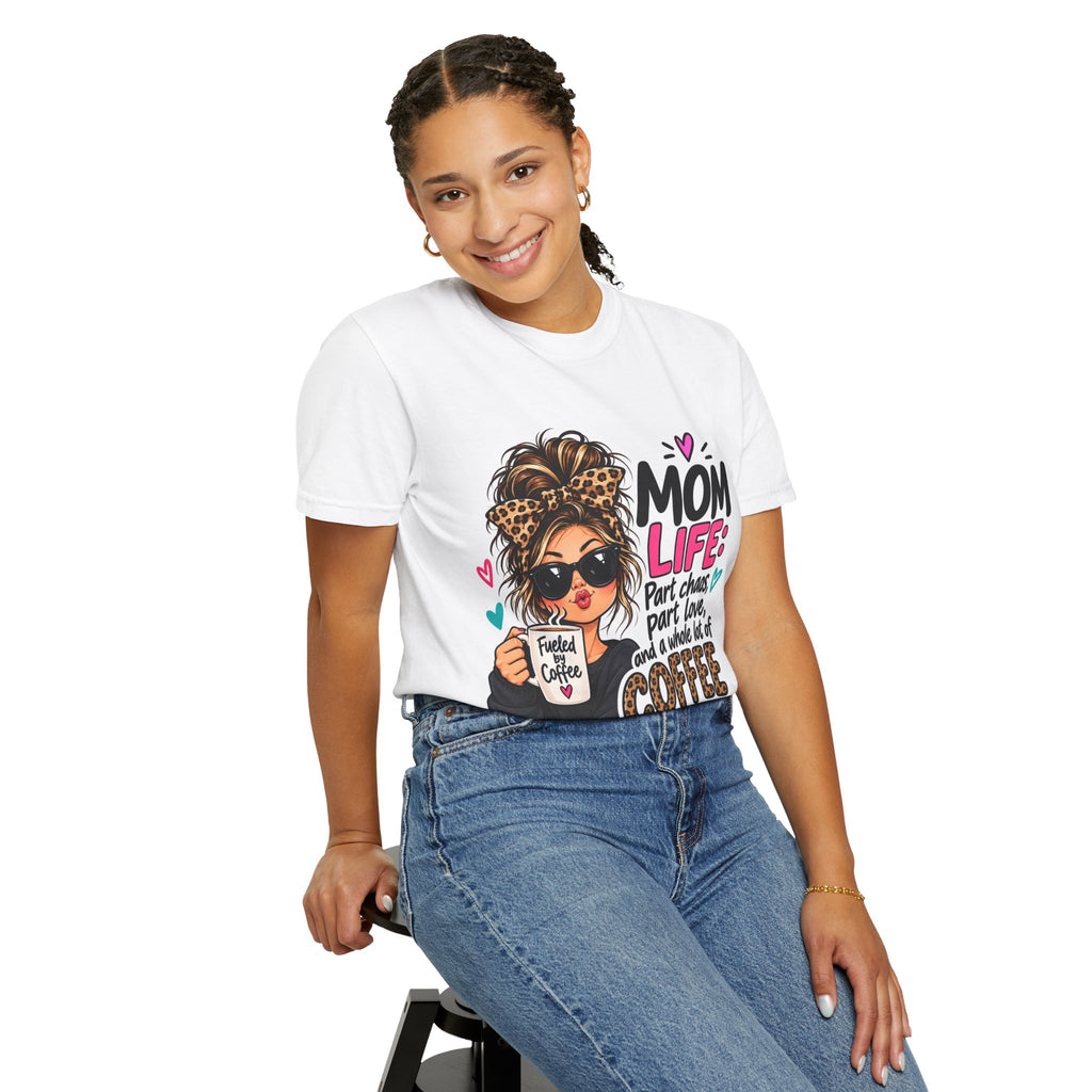 Mom Life Coffee Graphic T-Shirt