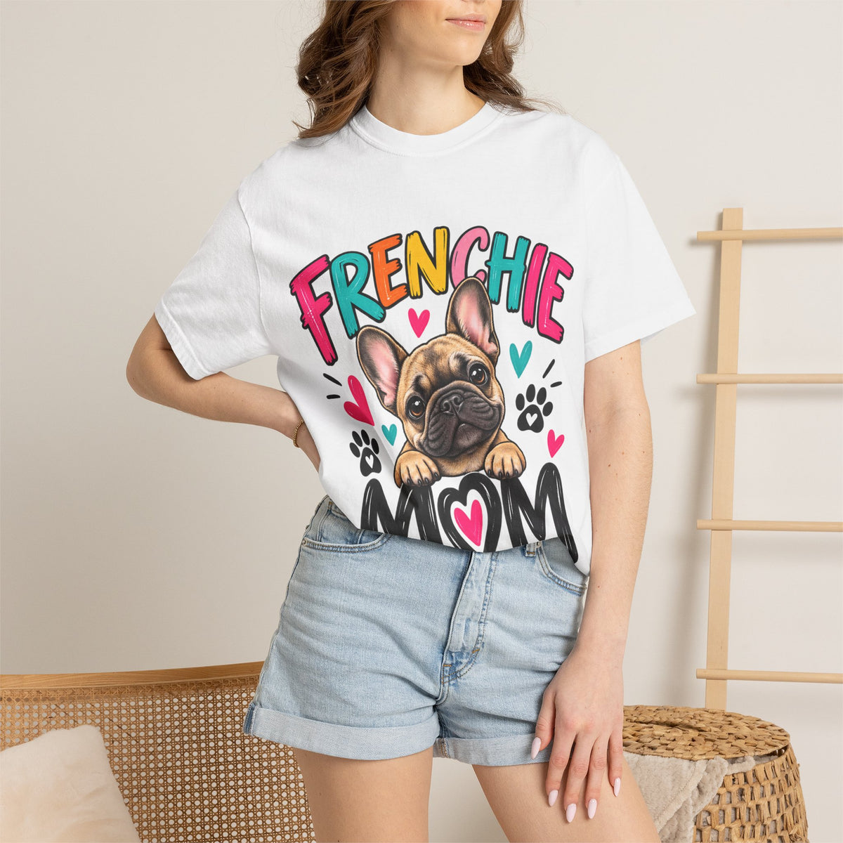 Frenchie Mom Dog Lover T-Shirt