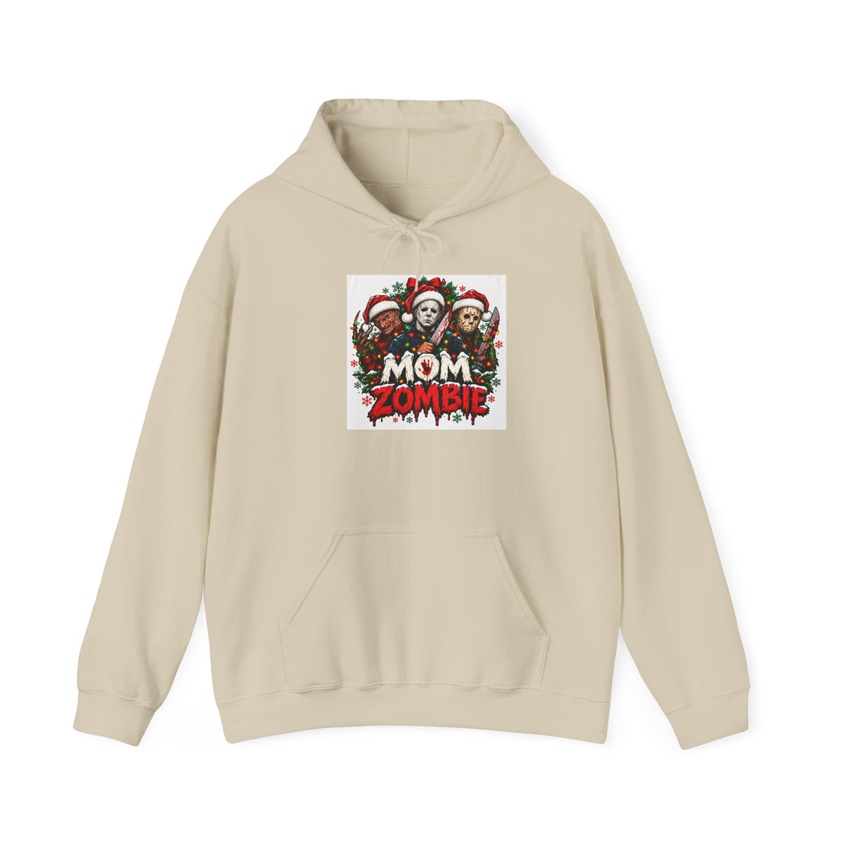 Mom Zombie Christmas Hoodie