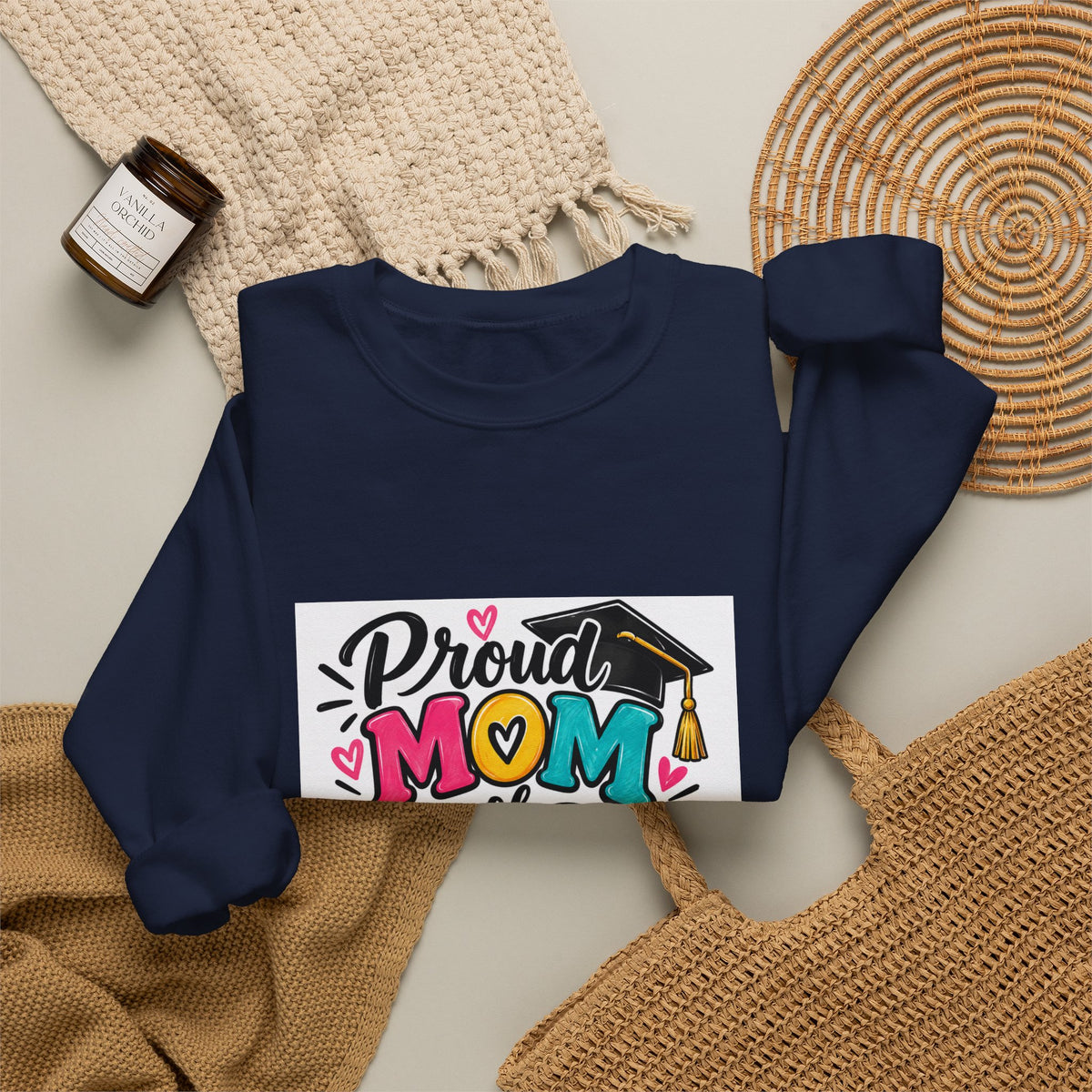 Mom of 2027 Graduate Sweatshirt — Proud Mom Graduation Crewneck