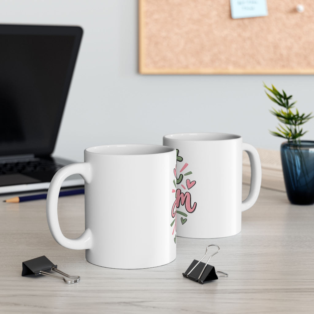 Let Them Ceramic Mug – Heartfelt Inspirational Coffee Cup