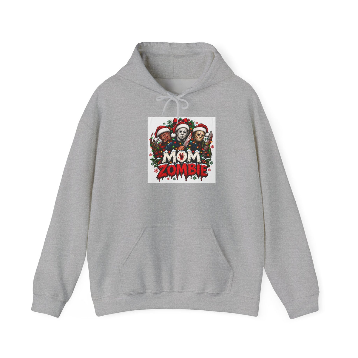 Mom Zombie Christmas Hoodie
