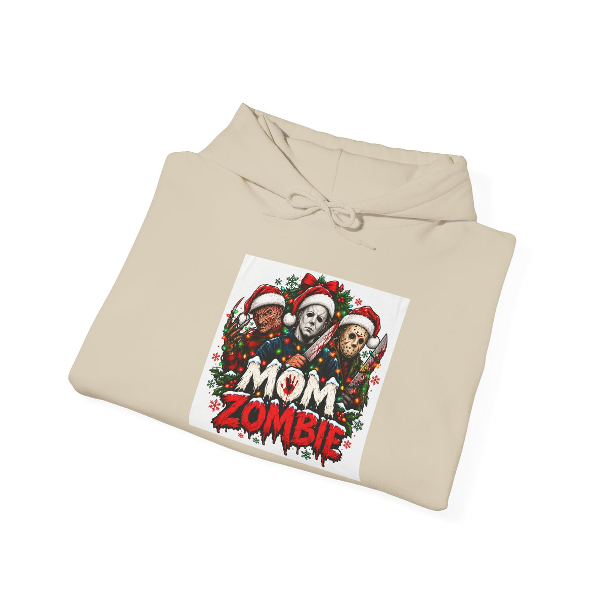 Mom Zombie Christmas Hoodie