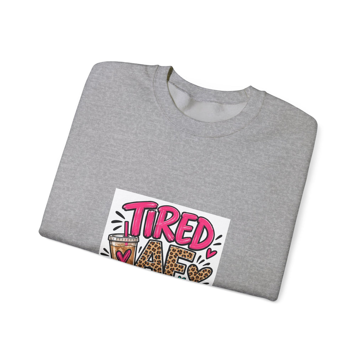 Tired Mom Life Crewneck Sweatshirt