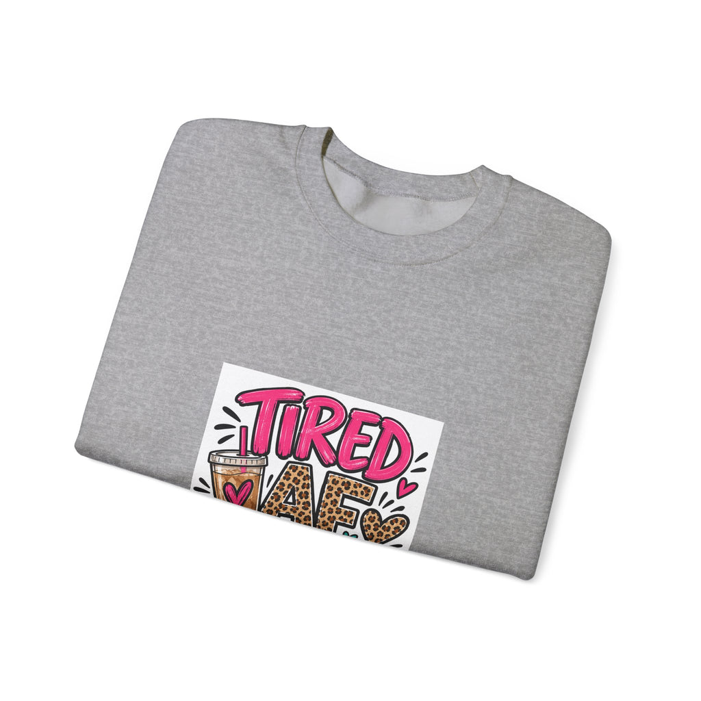 Tired Mom Life Crewneck Sweatshirt