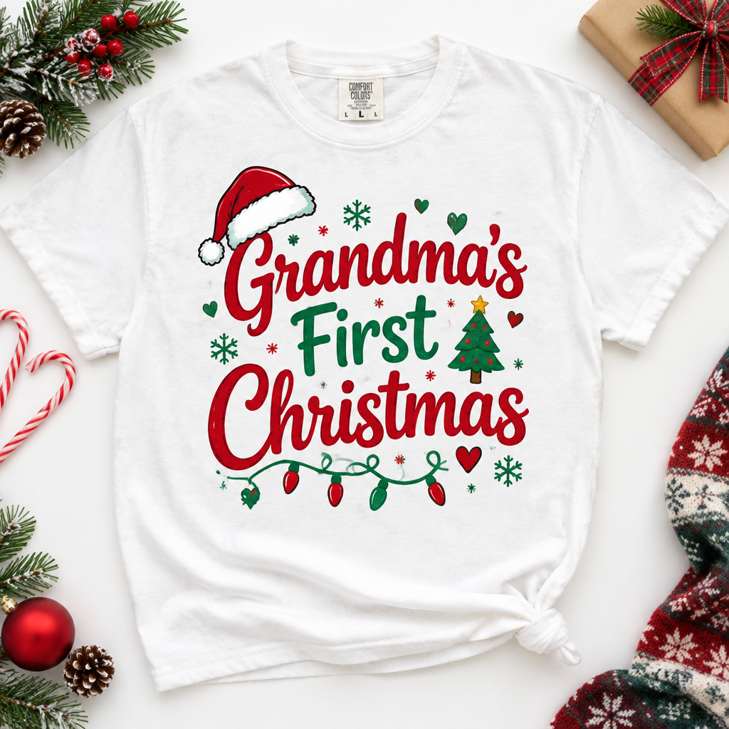 Grandma's First Christmas T-Shirt
